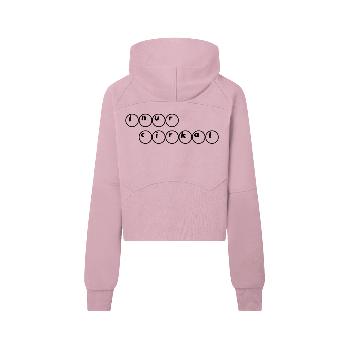 IC individual Cropped Half-Zip Hoodie