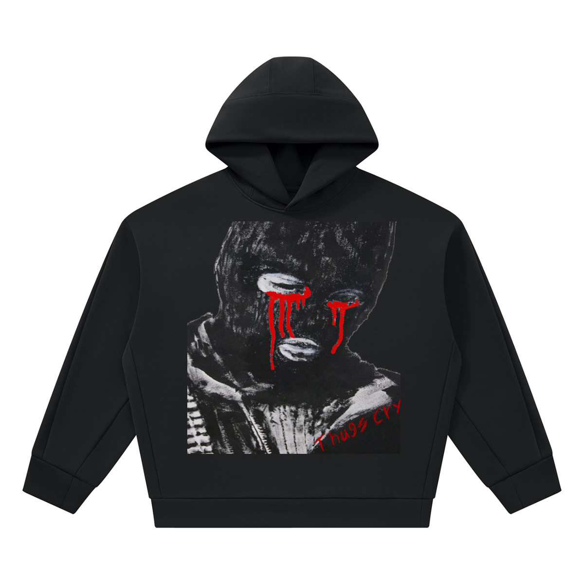 Thugs Cry Boxy Hoodie