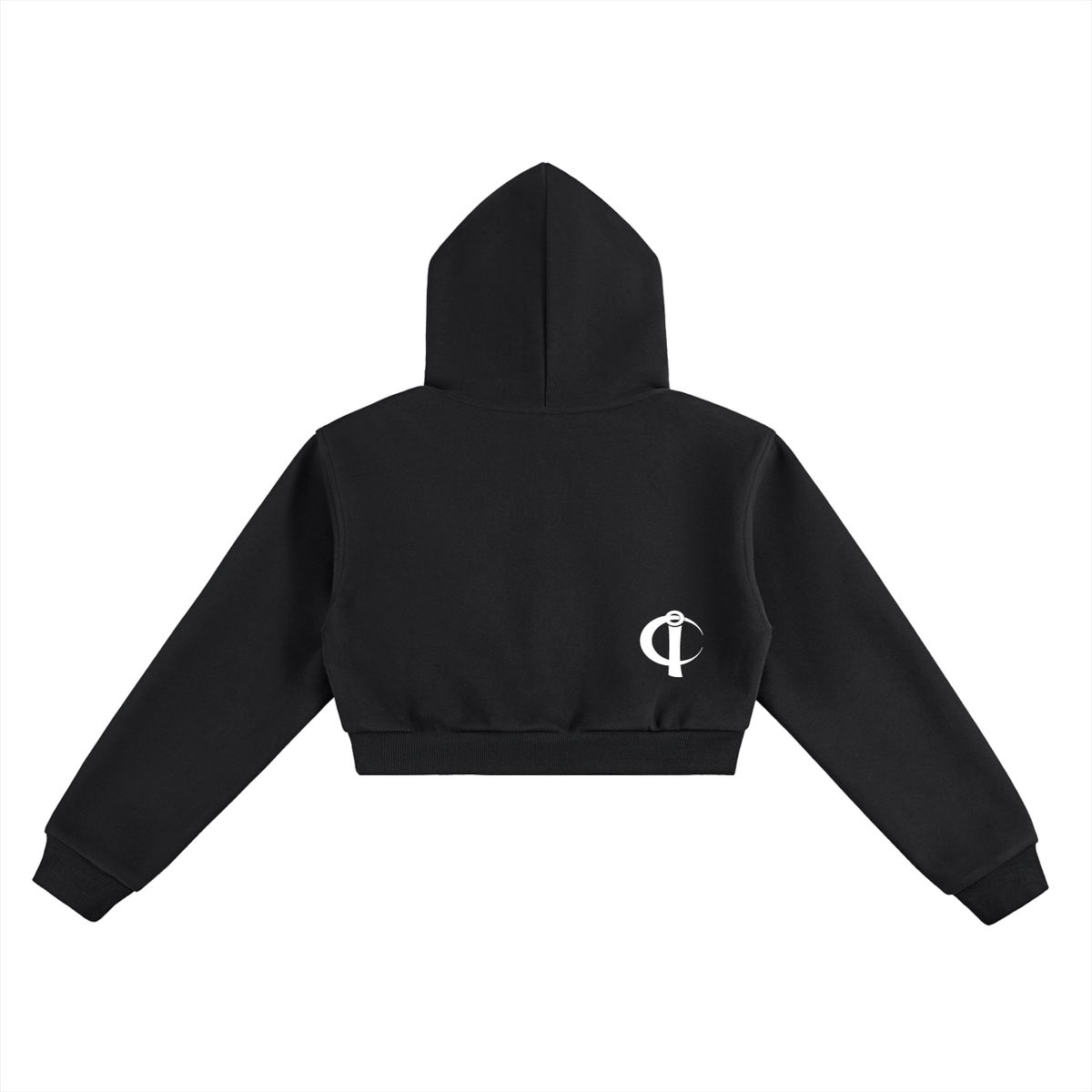 Swirled Cropped Hoodie