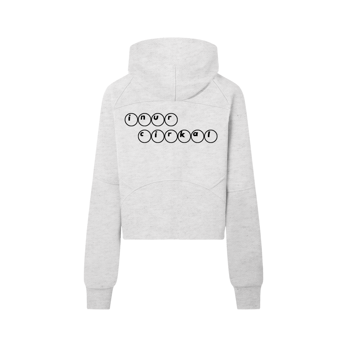 IC individual Cropped Half-Zip Hoodie