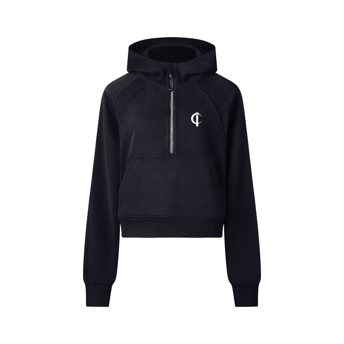 IC Signature Cropped Half-Zip Hoodie