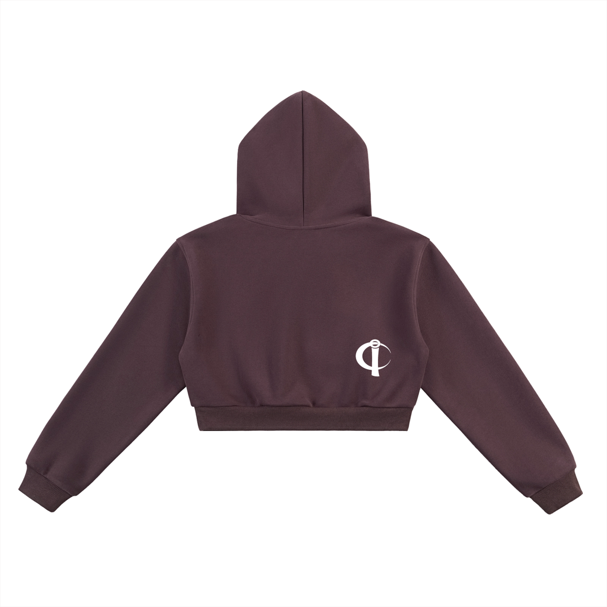 Swirled Cropped Hoodie