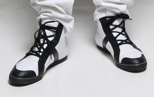 Puzzlers Hightops (white/black)