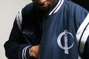 Signature Varsity Jacket (Navy)