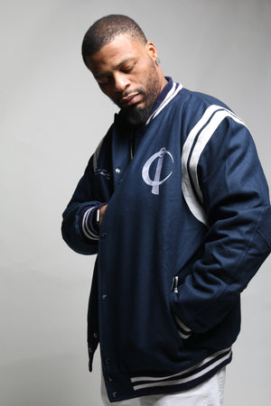 Signature Varsity Jacket (Navy)