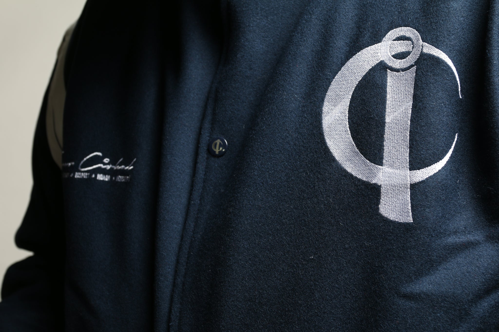 Signature Varsity Jacket (Navy)